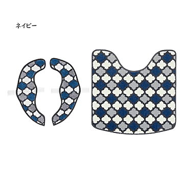 トイレマット 便座マット セット ルルディ SELECT JUST FIT 60x60cm＋フリー カキウチ