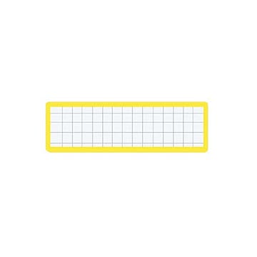 （まとめ）コクヨ マグネット見出し 19×75mm黄 マク-402Y 1セット（10個）【×5セット】