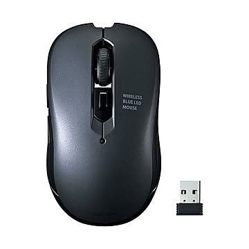 まとめサンワサプライワイヤレスブルーLEDマウス ガンメタ MA-WBL113GM 1個×3セット