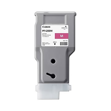 （まとめ） キヤノン Canon インクタンク PFI-206 顔料マゼンタ 300ml 5305B001 1個 ×3セット