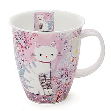 ダヌーン マグ NEVIS お花畑のにゃんこ TIDDLES Dunoon Mug