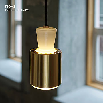 ペンダントライト ノーヴァ Nova LED電球 【ゴールド】  ペンダントライト おしゃれ 北欧 天井照明 1灯 ノーヴァ Nova LED電球  LT-44