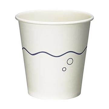 （まとめ）ファーストレイト うがい用紙コップ 青波90ml（3オンス）FR-173 1パック（100個）【×50セット】