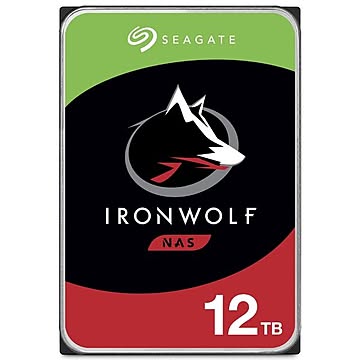 Seagate Guardian IronWolfシリーズ 3.5インチ内蔵HDD 12TB SATA6.0Gb/s7200rpm 256MB ST12000VN0008