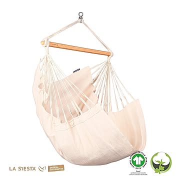 【LA SIESTA（ラシエスタ）】★90cmバー★ ハンモックチェア コンパクトベーシック［１人用］ ハバナ　オーガニックコットン製　サスティナブル