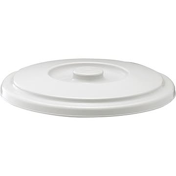 【20セット】 ポリバケツ/清掃用品 【フタのみ単品】 10SB用蓋 ライトグレー 丸型 『ベルク』 〔家庭用品 掃除用品 業務用〕【代引不可】