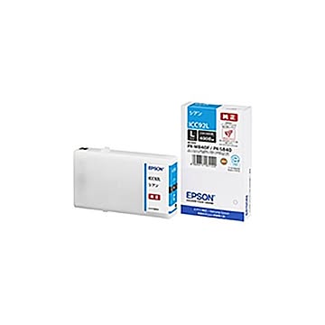 (業務用3セット) 【純正品】 EPSON エプソン インクカートリッジ 【ICC92L シアン】 Lサイズ