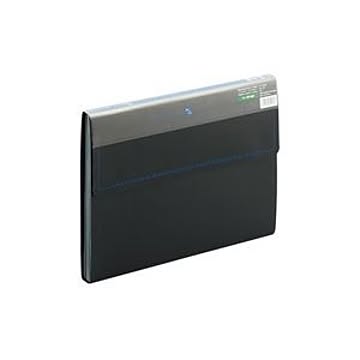 （まとめ）プラス PPドキュメントファイル 121DE ブルー【×10セット】