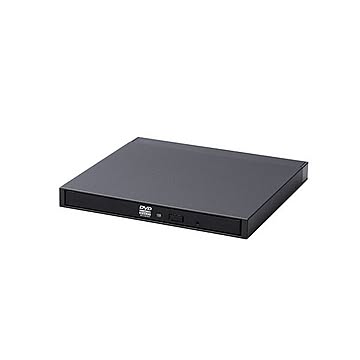 エレコム ポータブルDVDドライブ/USB3.2（Gen1）/M-DISC対応/書き込みソフト付/ブラック LDR-PML8U3LBK