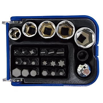 SIGNET（シグネット） 28275 1／4"ヘックスビット＆1／4DRソケットセット （25PC）