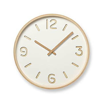 Lemnos レムノス CASA THOMSON PAPER NY18-15 掛時計 掛け時計 ウォールクロック 直径30.5cm トムソン加工 マーメイド フェルト