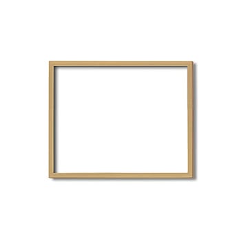 デッサン額縁/フレーム 【大衣サイズ 509×394mm】 木地 壁掛けひも付き 化粧箱入り 5767