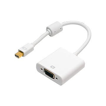 （まとめ） ミヨシ FullHD対応 miniDisplayPort-D-subアダプタ ホワイト DPA-2KDS／WH 【×3セット】