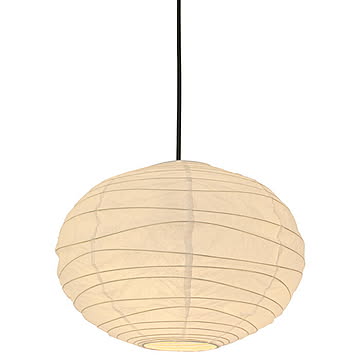 彩光デザイン 1灯 ペンダントライト cloud 幅350x奥行350x高さ250mm 揉み紙