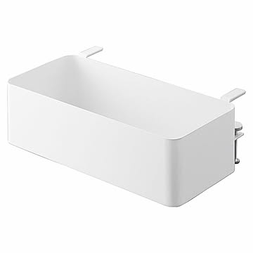 tower タワー (山崎実業) テーブル横バスケット Tableside Basket 収納 キッチン リビング ダイニング デスク 整理整頓 調味料 収納かご ねじ スマホ タブレット ケーブル