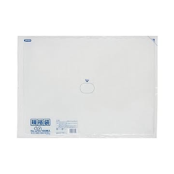 規格袋 19号100枚入03LLD透明 K19 （15袋×5ケース）合計75袋セット 38-464