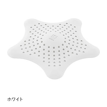Umbra アンブラ スターフィッシュ ヘアーキャッチャー STARFISH HAIR CATCHER 洗面台 排水口カバー ゴミ受け 掃除 排水口ネット ゴム製 ラバー製