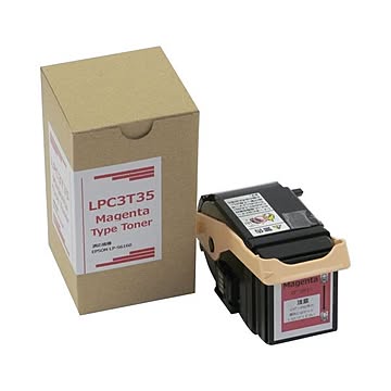 (まとめ）トナーカートリッジ LPC3T35M汎用品 マゼンタ 1個【×3セット】