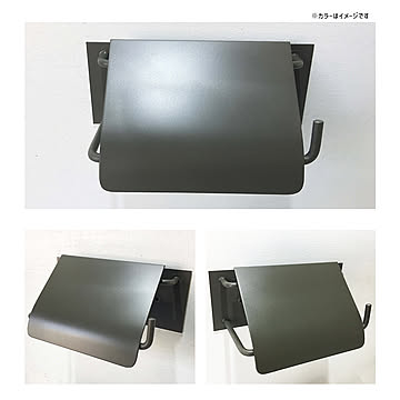 ［ロコカラー］［5色］［人気アイテム］アイアントイレットペーパーホルダー　マットカラー　インダストリアル
