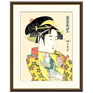 額絵 道成寺 喜多川歌麿 52x42cm 三幸