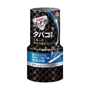 （まとめ）アース製薬 お部屋のスッキーリ！タバコ用 クリーンシトラス 400ml 1個【×20セット】