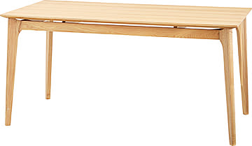 ダイニングテーブル W150×D80×H72 ナチュラル