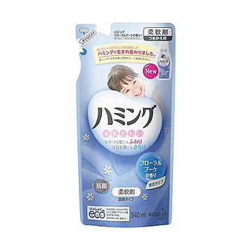 （まとめ）花王 ハミング フローラルブーケつめかえ用 540ml 1個【×20セット】