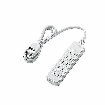 エレコム　電源タップ　T-S02-2610WH 管理No. 4953103381995