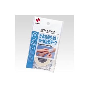 （まとめ） ニチバン ホワイトテープ CAW12-9F 1巻入 【×10セット】