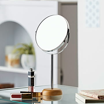 両面ミラー Acoustic アコウスティック 組立式 AC-6L 幅16x奥行8x高さ31.6cm 岩附