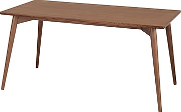 カラメリ ダイニングテーブル W150×D80×H72 ブラウン