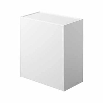 山崎実業 タワー ウォールトイレポット＆収納ケース ホワイト