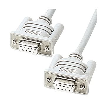 まとめサンワサプライ RS-232Cケーブルモデム・TA用 D-Sub9pinメス 4.0m KRS-433XF-4K 1本×3セット