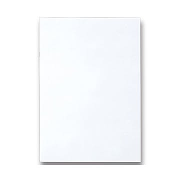 (まとめ) TANOSEE 色画用紙 八つ切 ゆき 1パック（10枚）  【×50セット】