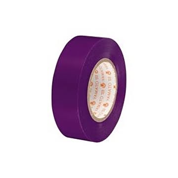 (業務用30セット)ヤマト ビニールテープ/粘着テープ 【19mm×10m/紫】 NO200-19