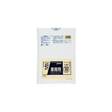 厚口業務用45L 10枚入04LLD半透明 P49 （40袋×5ケース）合計200袋セット 38-295