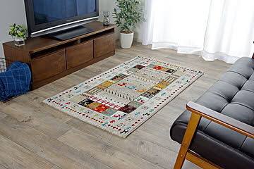イケヒコ・コーポレーション イビサ ラグ 80×140cm アイボリー 234820