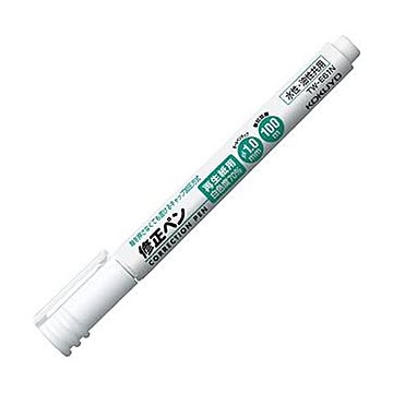 （まとめ）コクヨ 修正ペン（白色度70%再生紙用・スーパーキャップ加圧方式）1.0mm TW-E61N 1セット（10本）【×5セット】