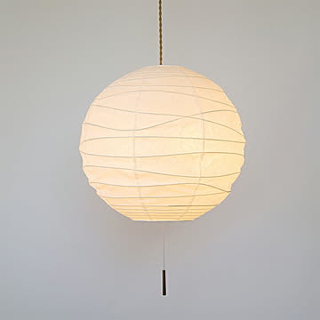 和風照明 2灯 ペンダントライト 真月 SPN2-2404 揉み紙 電球別売 Φ400ｍｍx高さ380mm 彩光デザイン