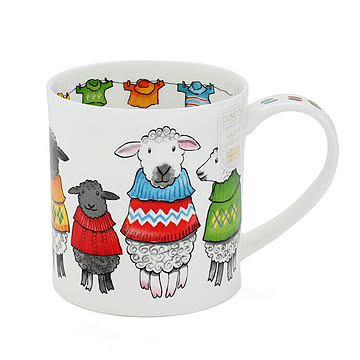 ダヌーン マグカップ ORKNEY お洒落な羊 TRENDSETTERS SHEEP Dunoon Mug