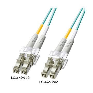 サンワサプライ OM3光ファイバケーブル HKB-OM3LCLC-05L