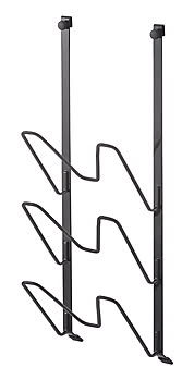 tower タワー(山崎実業) レンジフードなべ蓋ホルダー タワー RANGE HOOD POT LID HOLDER 換気扇下棚 なべ蓋ラック キッチン 整理WH色