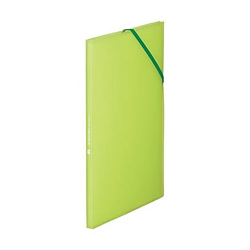 まとめキングジム クリアーファイルホルダーイン A4タテ 8ポケット 黄緑 6171TW 1冊 ×10セット