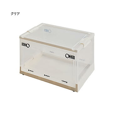 収納ボックス PS100 L 42L 3個入 幅53.5x奥行36x高さ30cm 萩原