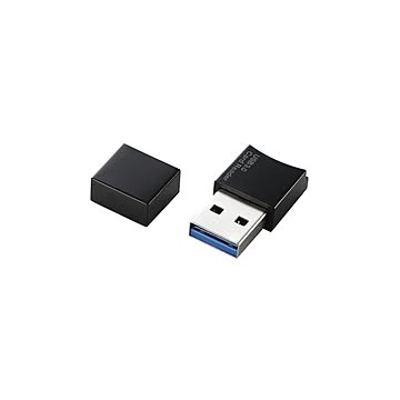 (まとめ)エレコム USB3.0対応microSD専用メモリカードリーダ MR3-C008BK×3セット