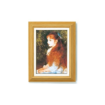 【世界の名画】 複製画 絵画額 ■ルノワール名画額F4「可愛いイレーネ」