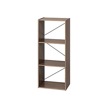 組立簡単オープンシェルフ KKOS-3F 全2色