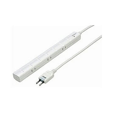 YAZAWA 3P対応スリムタップ7個口 Y02YJKP702WH 管理No. 4966307281749