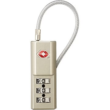 TSAケーブル ロック ゴールド 1個 TL-03T/GO