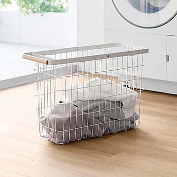 山崎実業 ランドリーワゴン＋バスケット トスカ スリム tosca 